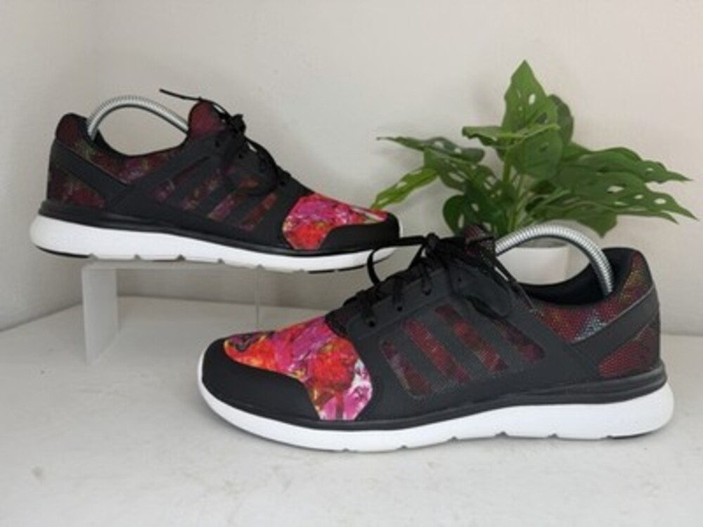 adidas women cloudfoam lite Xpression  Multicolored AW4548 Running Shoes Size10
